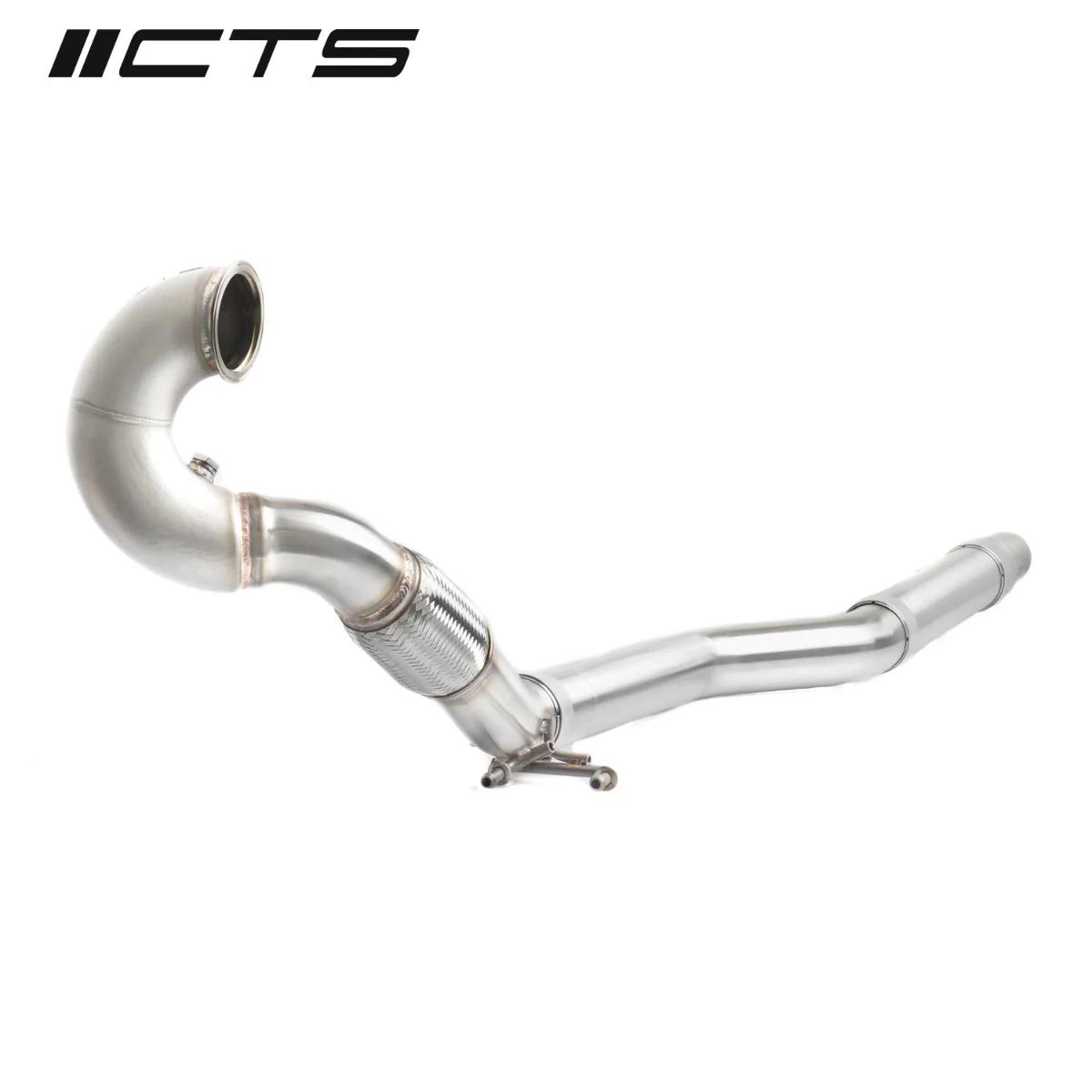 CTS TURBO MQB AWD EXHAUST DOWNPIPE (MK7-MK7.5 GOLF AWD, GOLF R, A3-S3-TT-TT-S QUATTRO) - Image 4